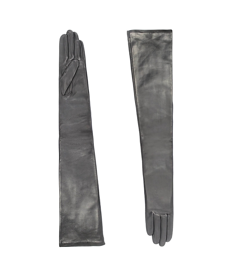 Agnelle Arm Length Leather Gloves