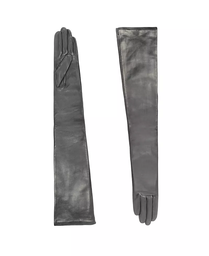 Agnelle Arm Length Leather Gloves