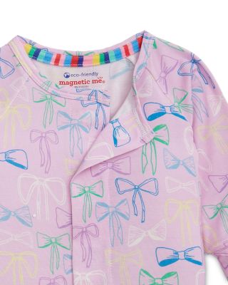Girls' Take A Bow Magnetic Convertible Coverall - Baby 