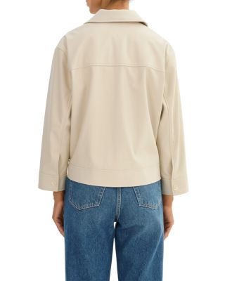 Elara Faux Leather Jacket