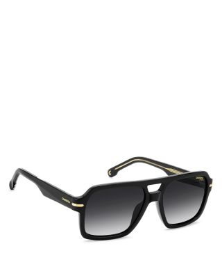 Double Bridge Square Sunglasses, 56mm