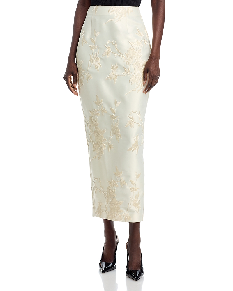 Sau Lee Sutton Embroidered Skirt