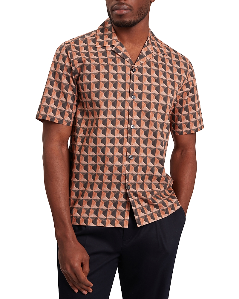 Ted Baker Nayelin Short Sleeve Relaxed Painted Geo Shirt