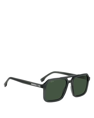 Double Bridge Square Sunglasses, 56mm