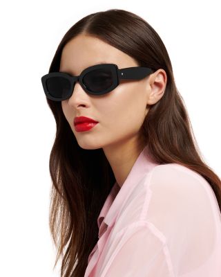 Ailey Rectangular Sunglasses, 53mm