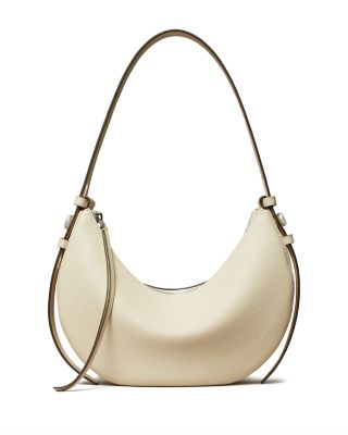 Romy Crescent Leather Shoulder Bag