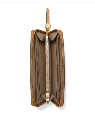 Romy Leather Zip Continental Wallet