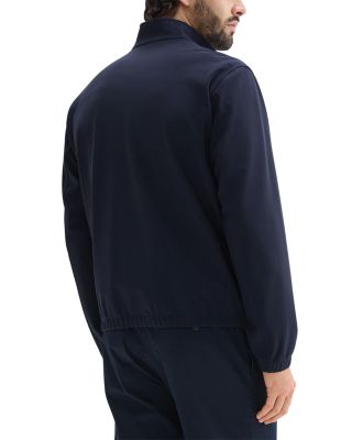 Stand Collar Zip Jacket in Precision Ponte
