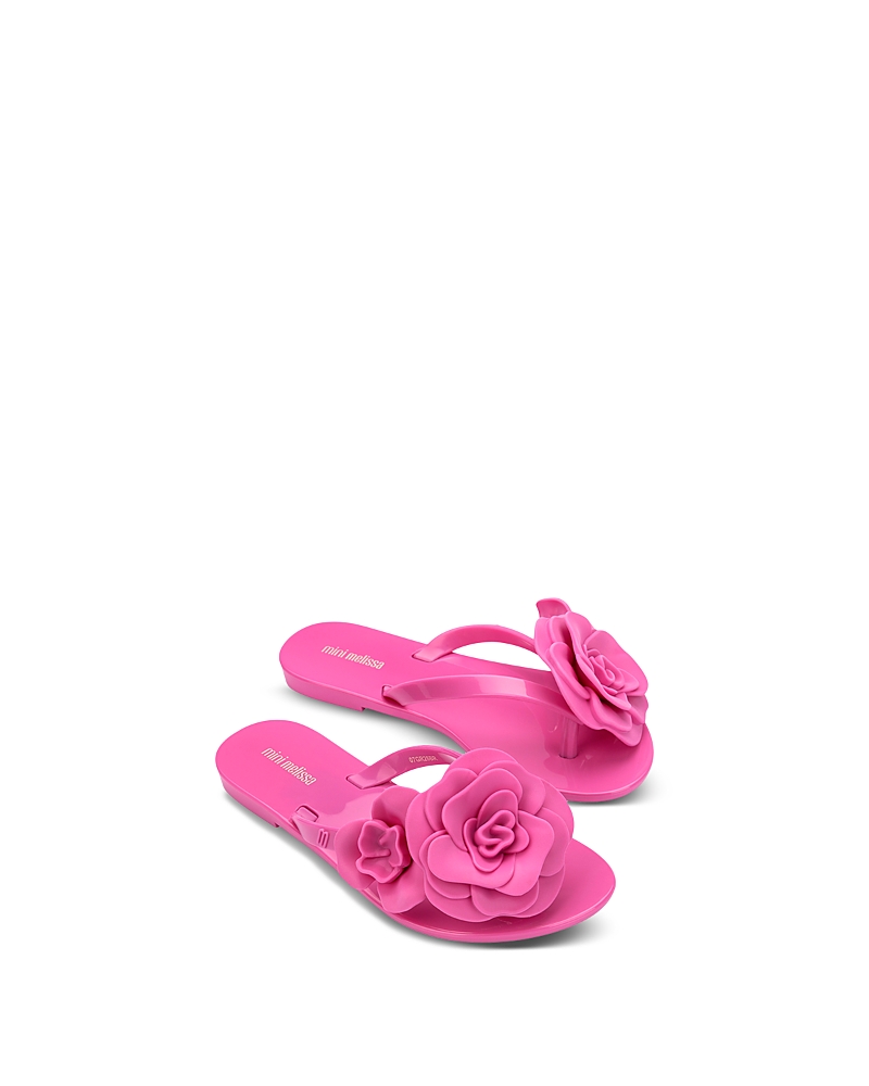 Mini Melissa Girls' Harmonic Petals Kids Flip Flop Sandals - Little Kid, Big Kid
