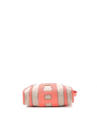 PM Petit H Bell Tote Toile and Leather