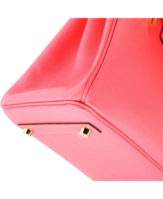 Birkin 30 Handbag Pink Epsom with Gold Hardware