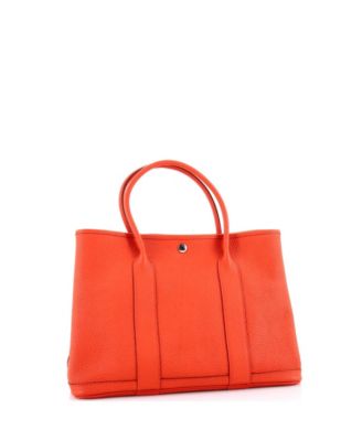 36 Garden Party Tote Leather