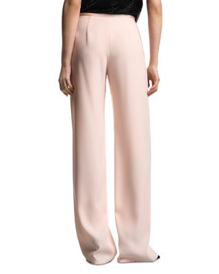 Straight Satin Waist Pants