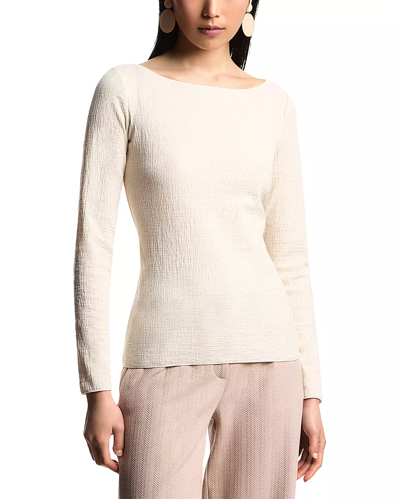 Emporio Armani Textured Top