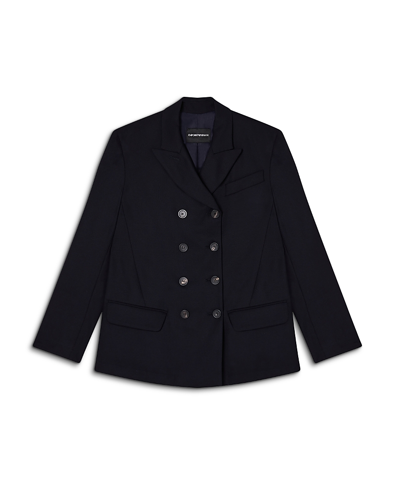 Emporio Armani Wool Double Breasted Blazer
