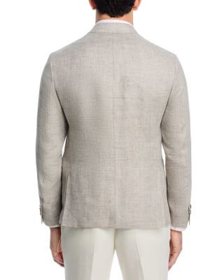 Linen M&eacute;lange Solid Regular Fit Extra-Soft Jacket - Exclusive