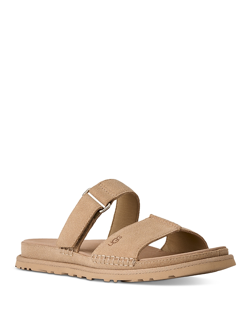 Ugg Women's GoldenGaze Tan Suede Slide Sandals
