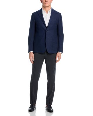 Knit Effect Unstructured Regular Fit Sport Coat - Exclusive