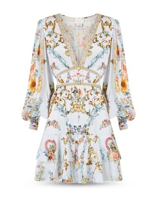 Button Front Frill Dress