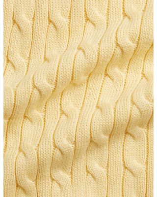 Boys' Cable Knit Cotton Polo Shortall - Baby