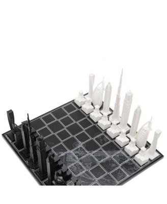 Acrylic Dubai Edition with Dubai Map Chess Board Game Set - 14+ Years