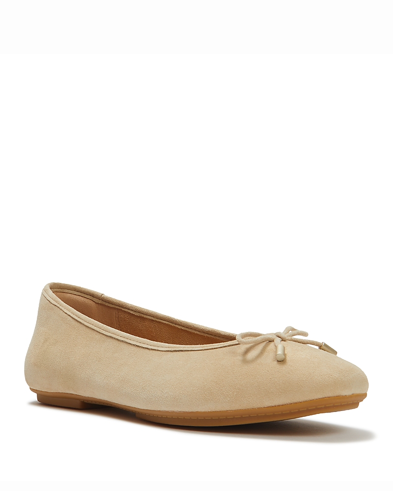 FitFlop Women's Decliato Bow Suede Ballet Flats
