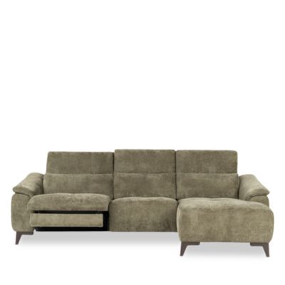 Riposto 3 Piece Fabric Motion Sectional