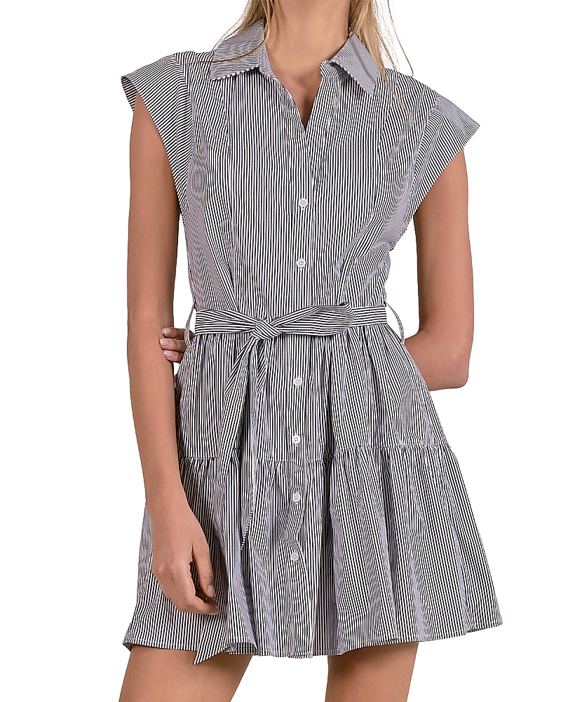 Elan Cap Sleeve Tiered Dress