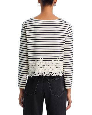 Hovey Lace Trim Top