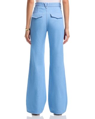 Crosbie High Rise Wide Leg Jeans in Bayside