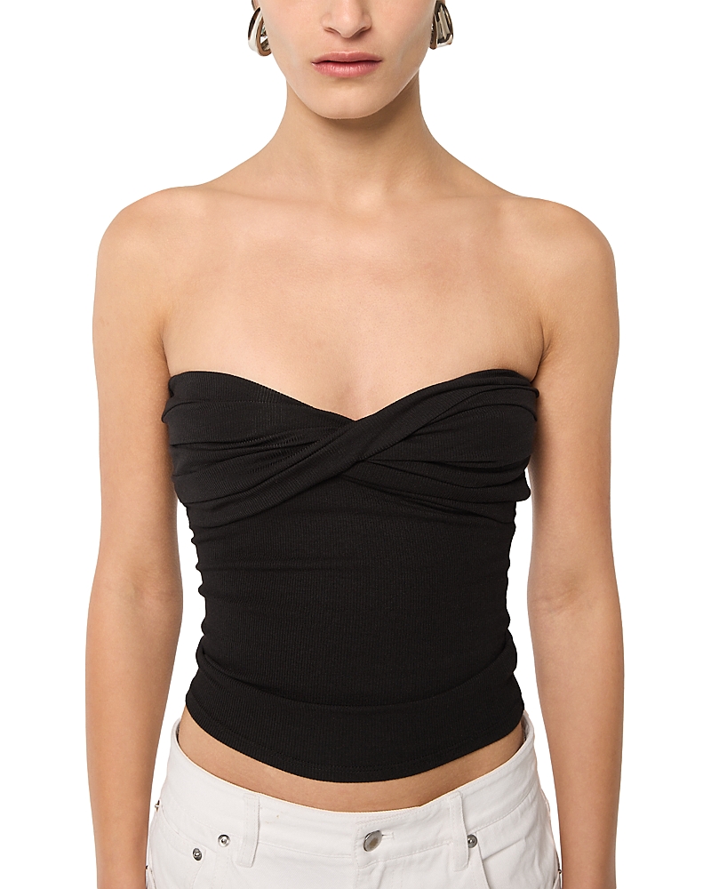 The Line By K Izzy Tube Top In Black
