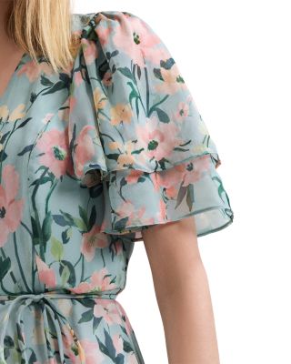 Violet Floral Maxi Dress