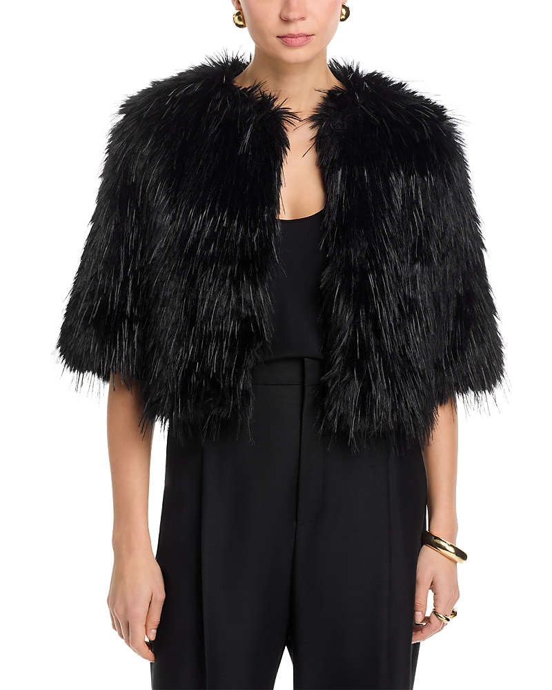 Bcbgmaxazria Aspen Faux Fur Shrug