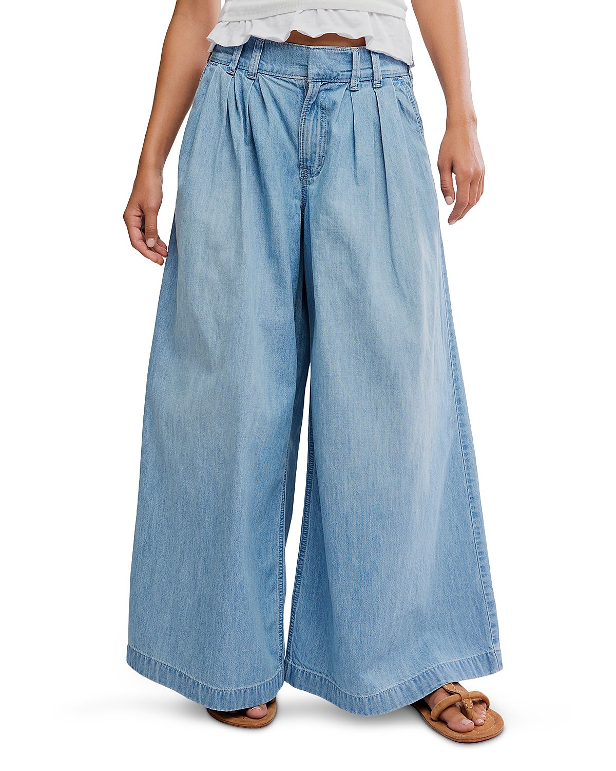 Free People Scout High Rise Wide Leg Jeans