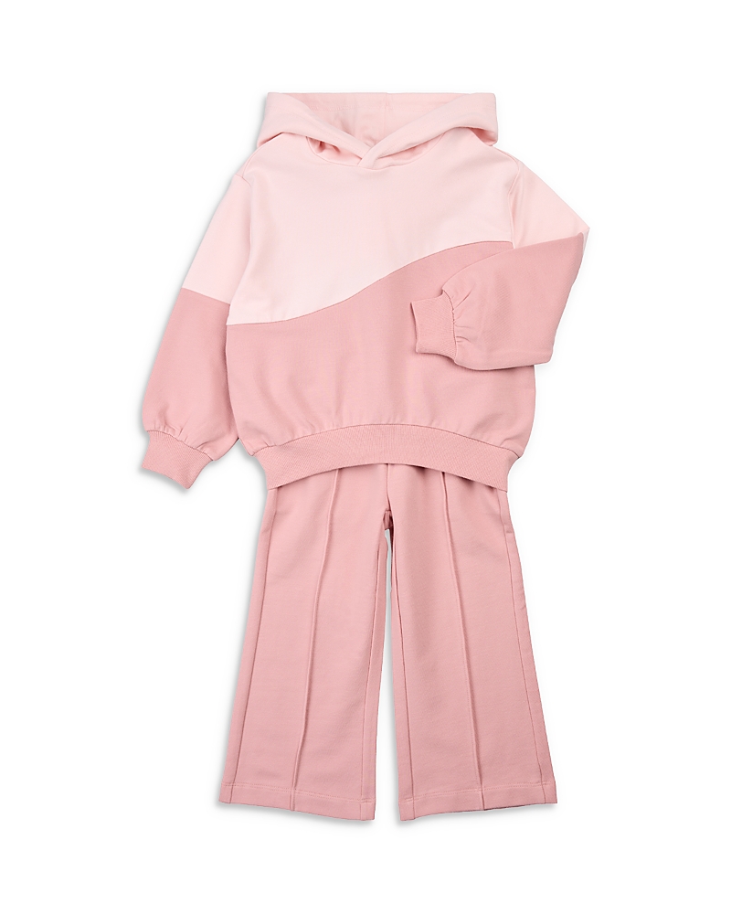 Miles The Label Girls' French Terry Hoodie & Pants Set - Baby