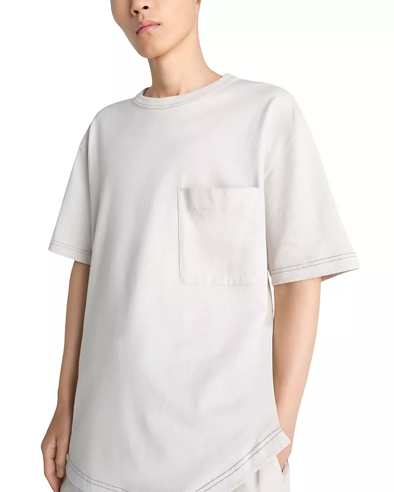 Lemaire Cotton & Linen Short Sleeve Tee