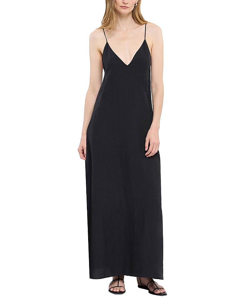 Another Tomorrow Seamed Slip Dress