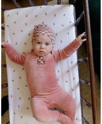  Unisex Velour Plaid Bear Collection Footie - Baby