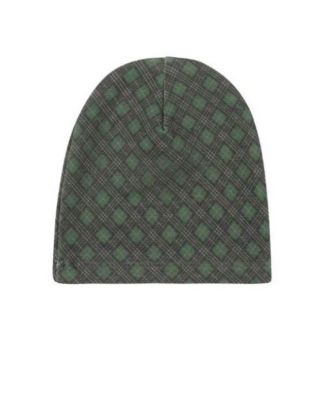  Unisex Velour Plaid Bear Collection Footie + Beanie - Baby