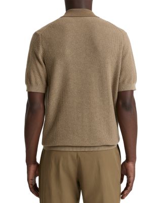 Geo Jacquard Short Sleeve Polo Shirt