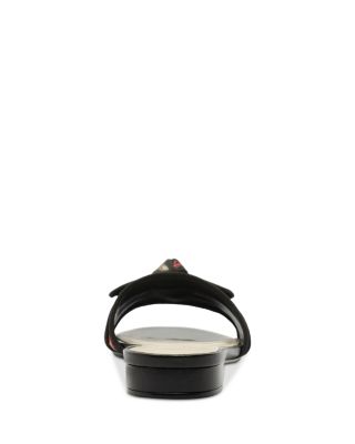 Women's Grossgrain Bow Slides