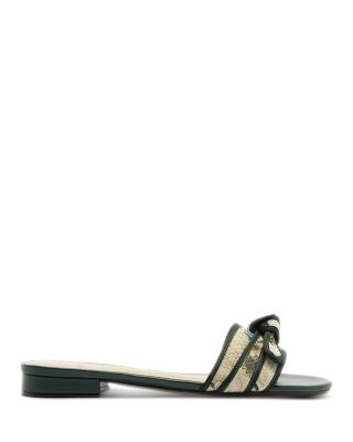 Women's Grossgrain Bow Slides