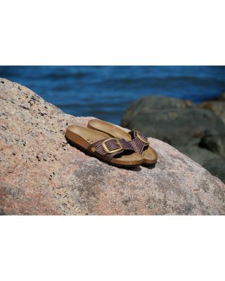 Women's Madrid Big Buckle Raffia Sandals - Exclusive