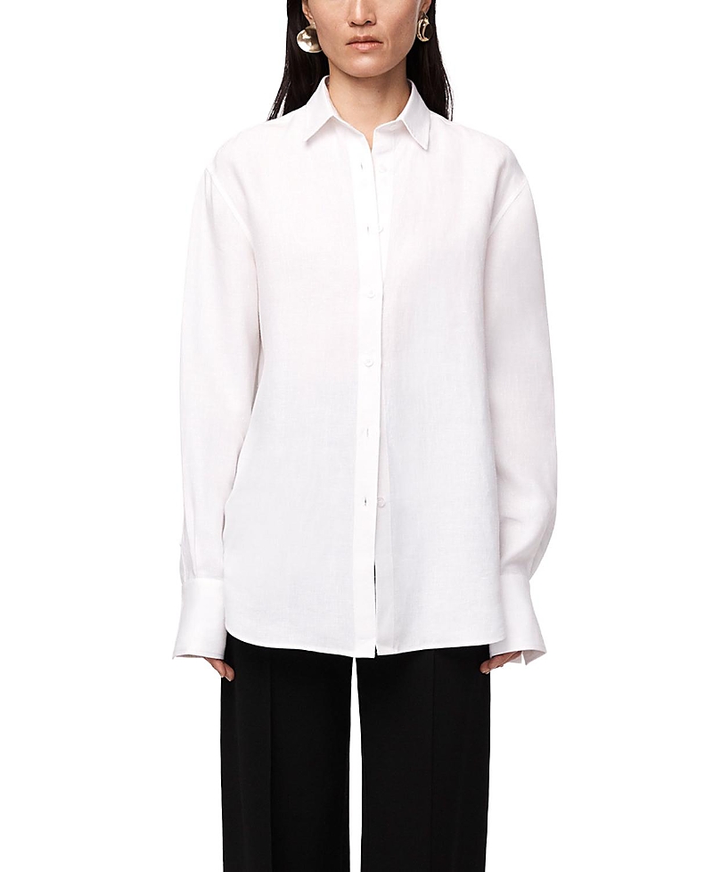 Another Tomorrow Linen Oversized Men's Shirt