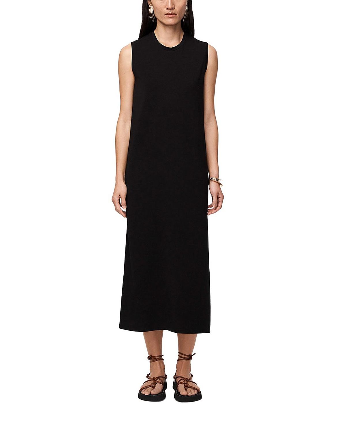 Another Tomorrow Sleeveless Tee Dress