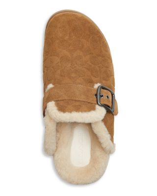 Men's Signature Suede Side Buckle Clog