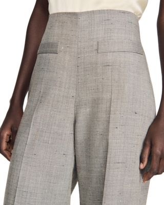 Leyo Wide Leg Checkered Pants 