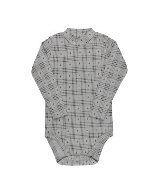 Unisex Cotton Floral Plaid Collection Bodysuit + Overalls - Baby, Little Kid