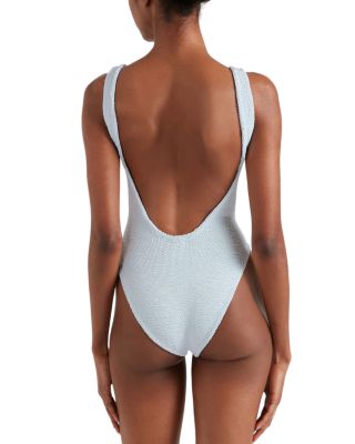 Square Neck One Piece Swimsuit