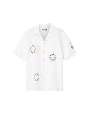 Floral Ring Short Sleeve Shirt